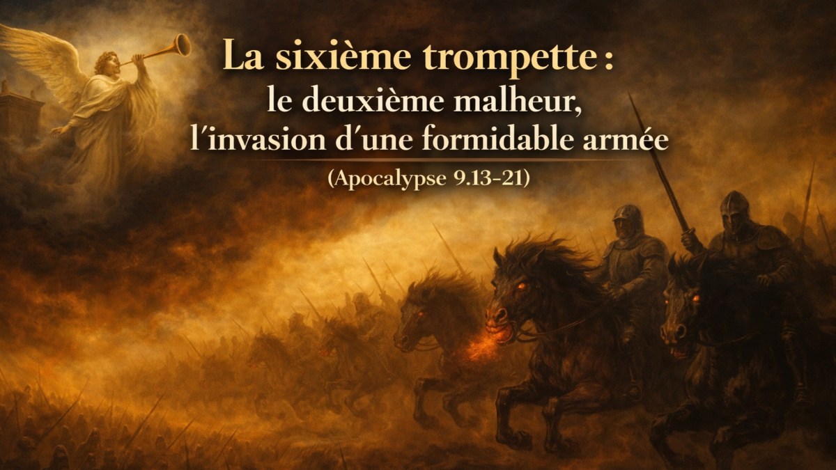 La sixième trompette : le deuxième malheur, l’invasion d’une formidable armée (Apocalypse&nbsp;9.13-21)