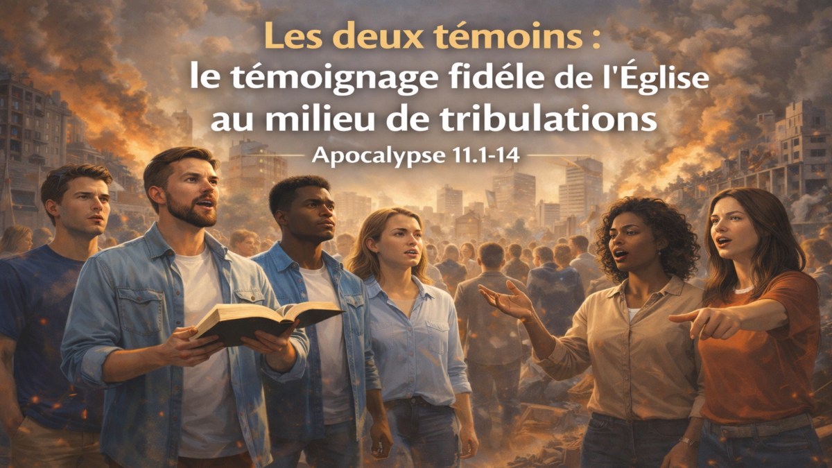 Les deux témoins : le témoignage fidèle de l&rsquo;Église au milieu de tribulations (Apocalypse&nbsp;11.1-14)