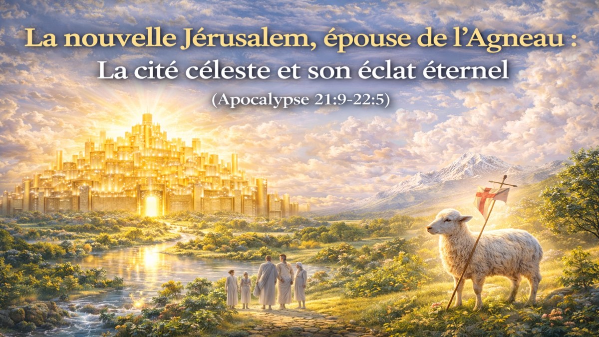 La nouvelle Jérusalem, épouse de l’Agneau : La cité céleste et son éclat éternel (Apocalypse&nbsp;21.9-22.5)