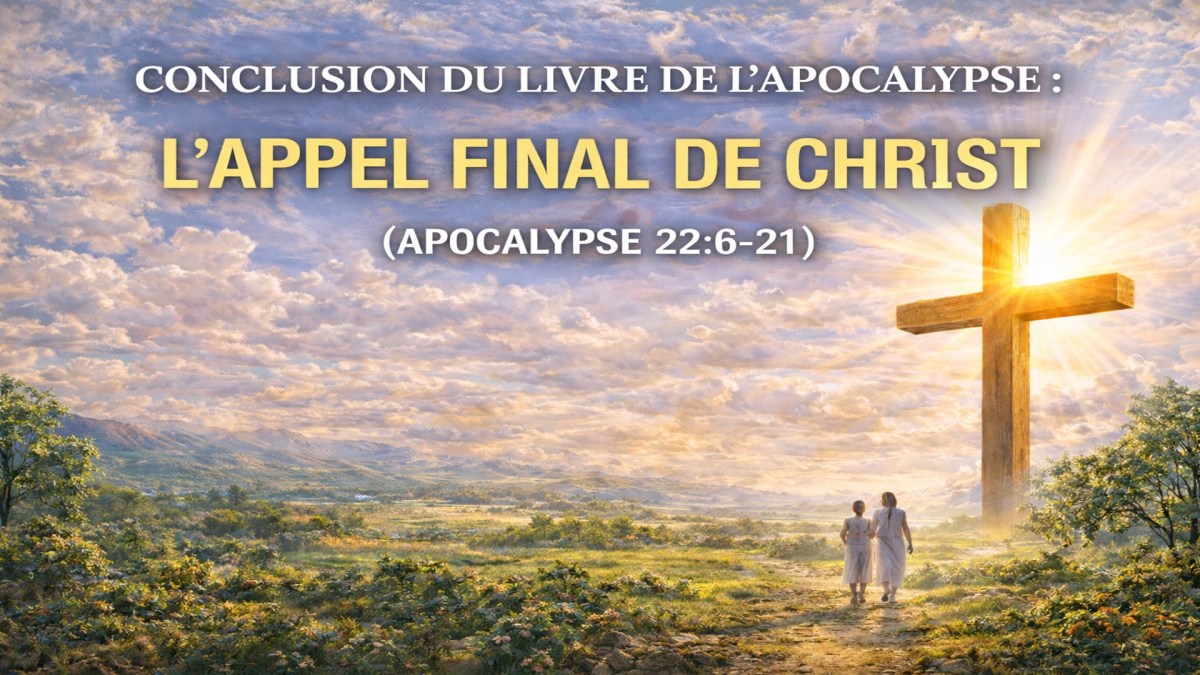 Conclusion du livre de l’Apocalypse : l’appel final de Christ (Apocalypse&nbsp;22.6-21)