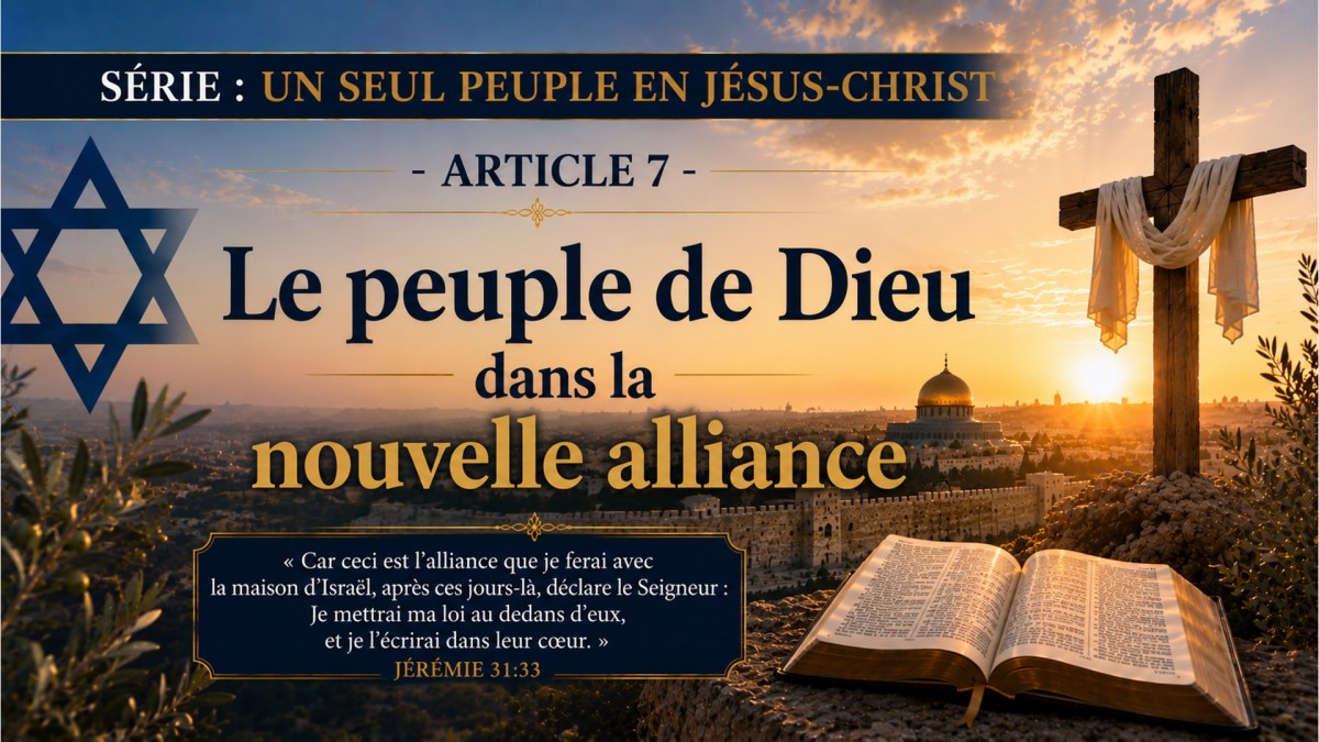 Série : Un seul peuple en Jésus-Christ – Article 7 – Le peuple de Dieu dans la nouvelle&nbsp;alliance